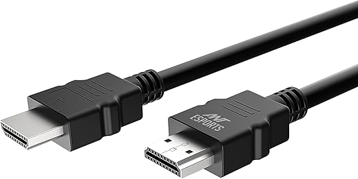 Ant Esports AEH0105 HDMI Cable 4K High-Speed HDMI Cord 18Gbps with Ethernet Support 4K 60Hz Compatible with Windows,Apple,UHD TV, Monitor,…
