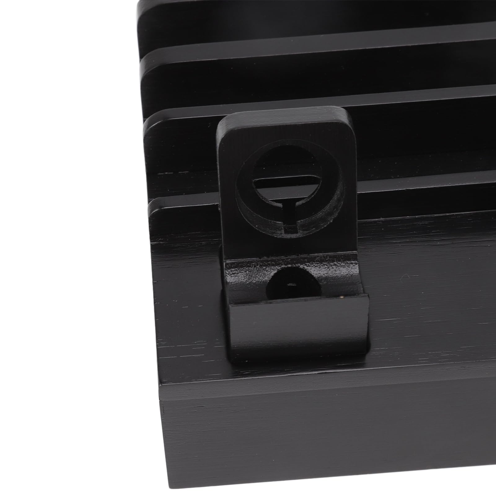 Multifonction 5 ports Port Station de charge Rack pour les comprimés de téléphones montres et autres électroniques pour le dortoir ou le camping environ 11,3x13x17cm (Noir)