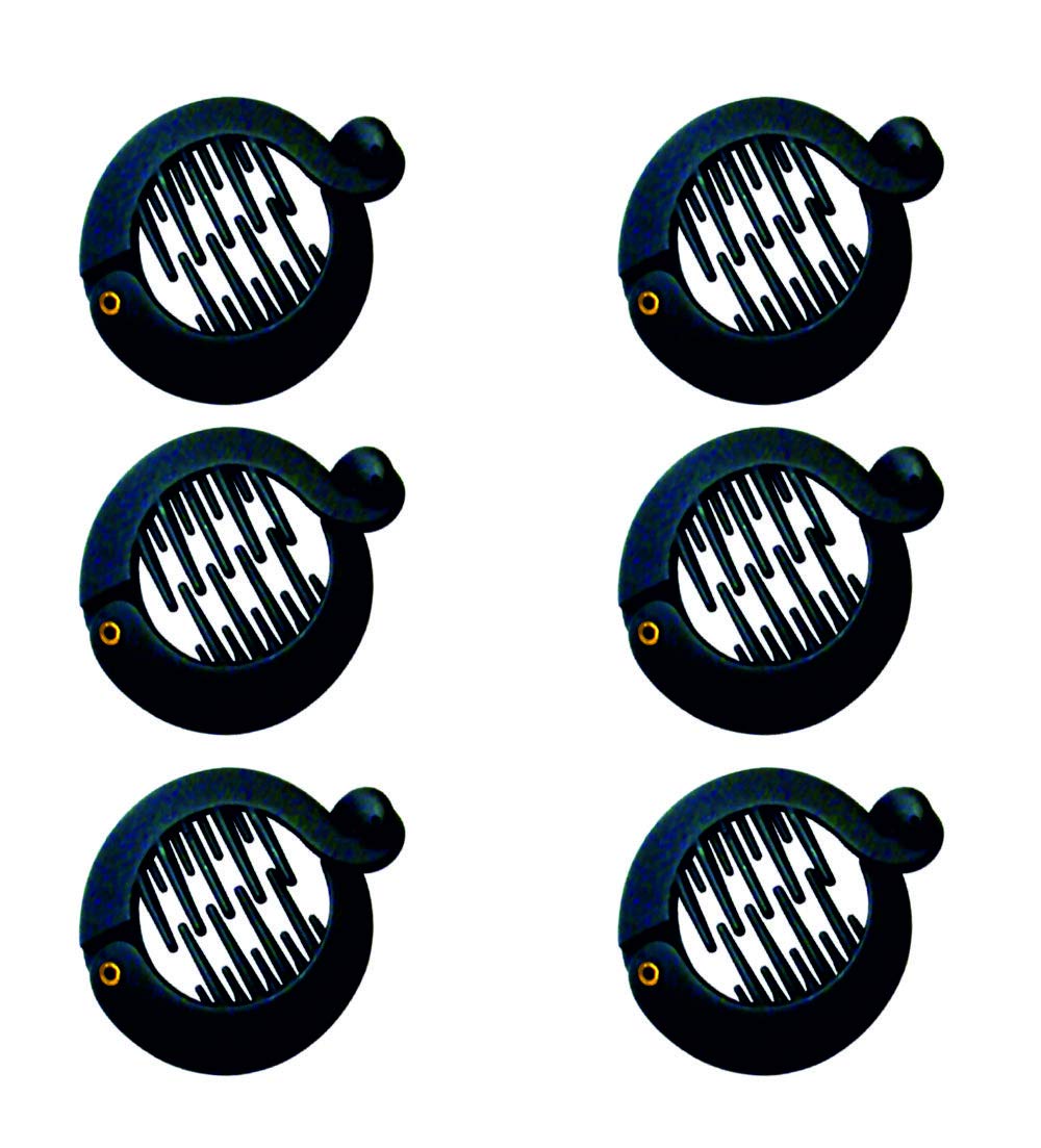 WESTEND Fishtail Banana Hair Clip For Women Set of 6 Black 405 (B08G8WPPV2) Amazon Price History, Amazon Price Tracker