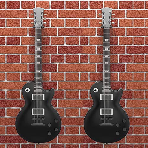 Guitar Wall Hangers, 6 Pack Wall Mount Guitar Holders, Bass Acoustic Electric Guitar Display Stands Wall Hooks for String Instruments Mandolins Banjos Ukuleles, Guitar Accessories, Easy to Install - Thumbnail 7