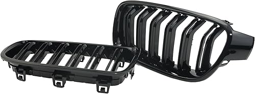 Miniatura 6 de Protector de rejilla de parachoques delantero compatible con 2012-2018 serie 3 F30 F31 320i, 320i xDrive, 328i, 328i xDrive 328d 328d xDrive 330e