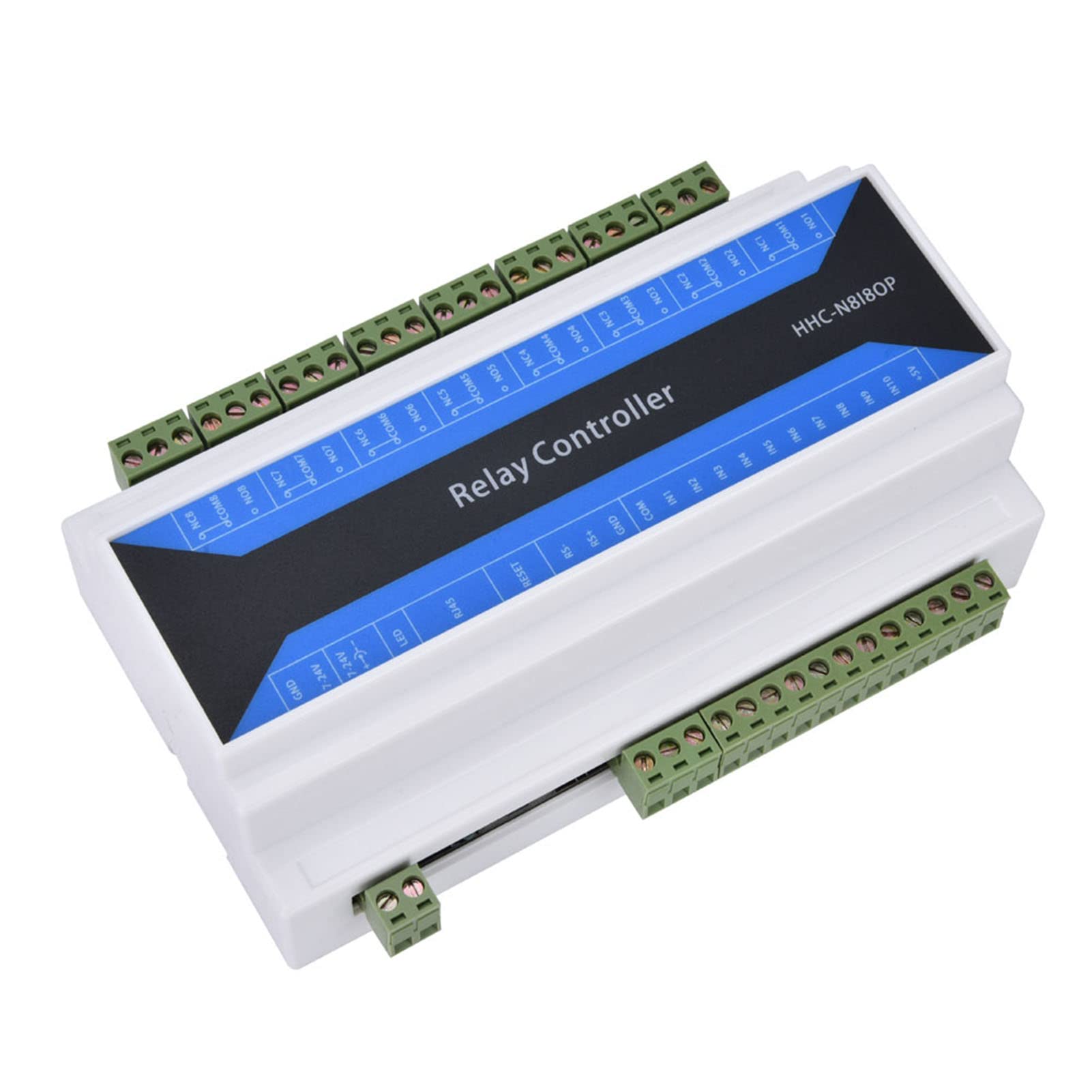 Relè Ethernet, controller relè Ethernet Deosdum a 8 canali, modulo relè di rete, dispositivo relè di controllo remoto Ethernet a Zwave Relè