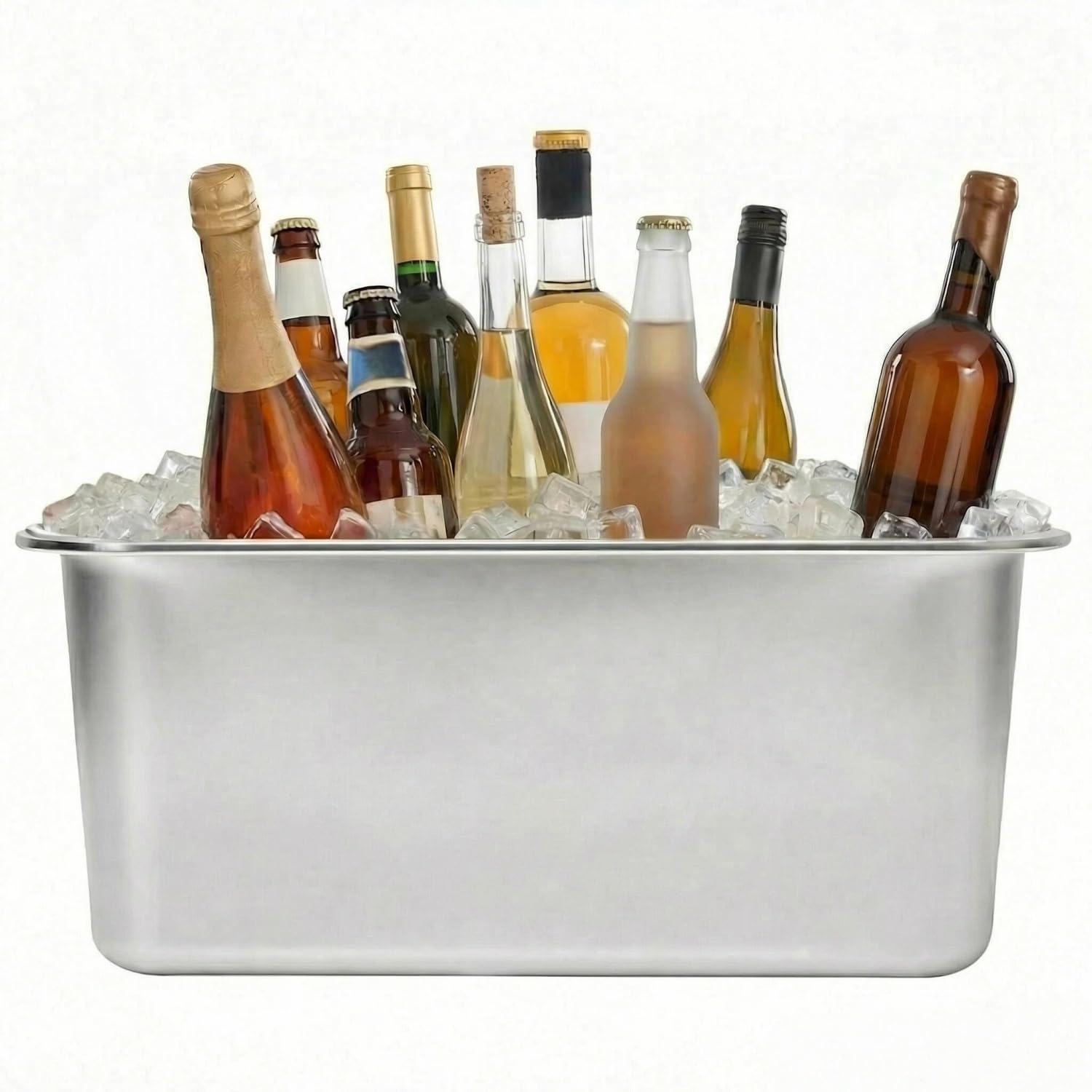 Photo 1 of Kichwit 27 Quart Stainless Steel Ice Bucket