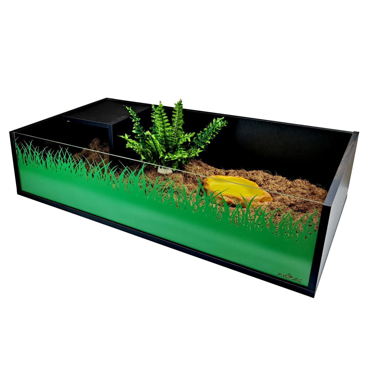 Vivexotic Tortoise Table Black 90 x 50.9 x 21.5cm Terrarium Viv