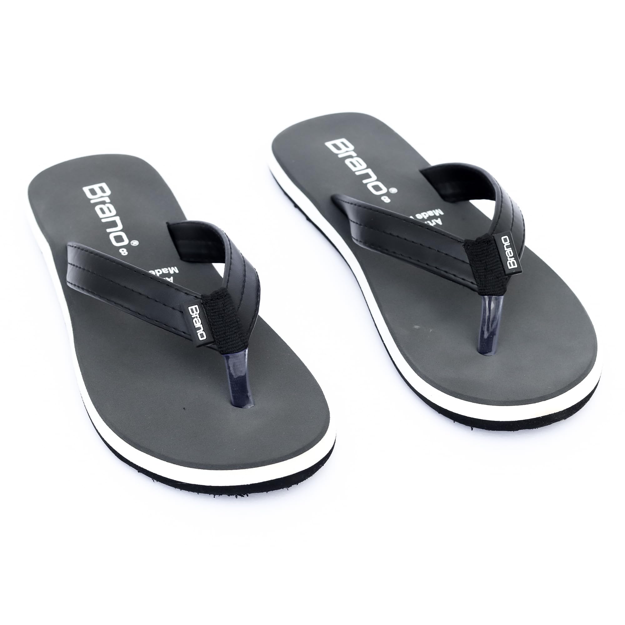 Breeze Mens Lightweight Black Flip-Flops, Waterproof, Ultrasoft, Versatile (Grey, 9) (B0D7M7L699) Amazon Price History, Amazon Price Tracker