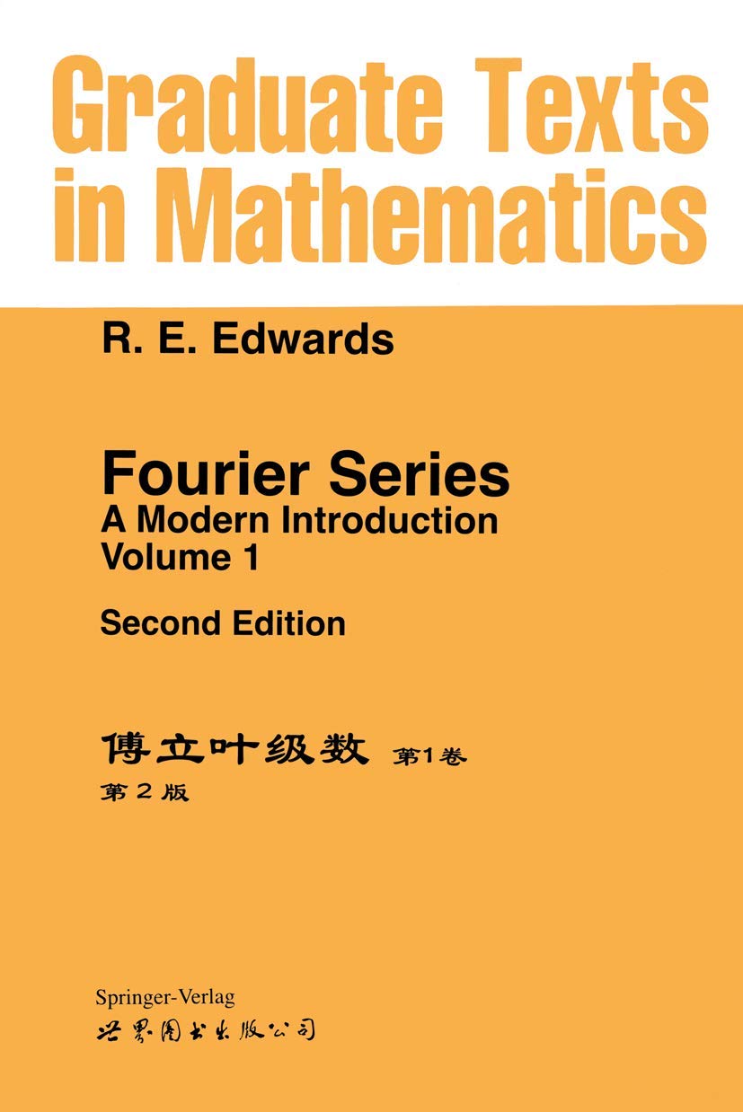 Buy Fourier Series. a Modern Introduction: Volume 1 (Springer Advanced Texts in Life Sciences) — BookShops.in