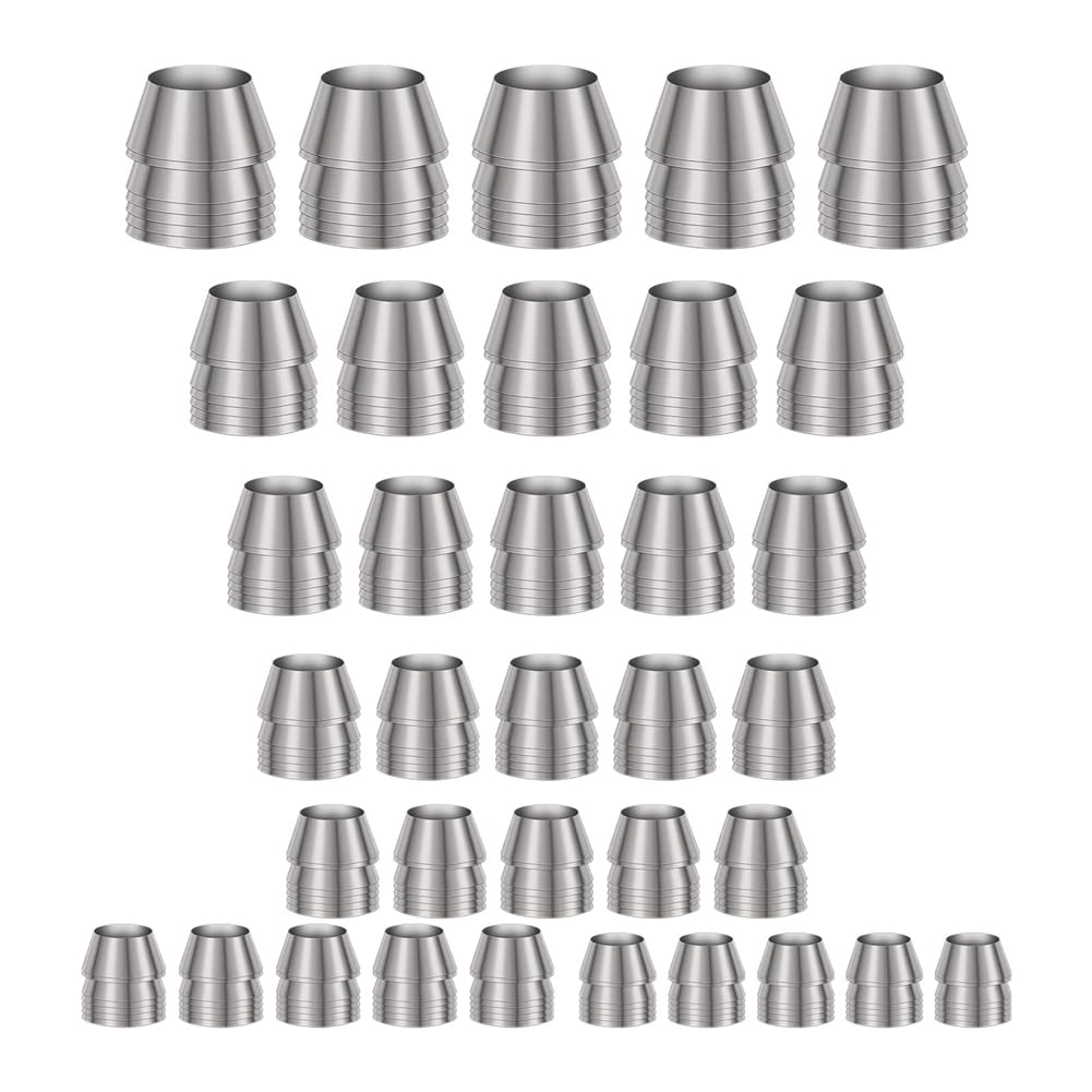Ehwisbe 35 Pieces Safe Round Handle Wedges, Conical Mauls Handle Wedge Kit For Sledge Handle