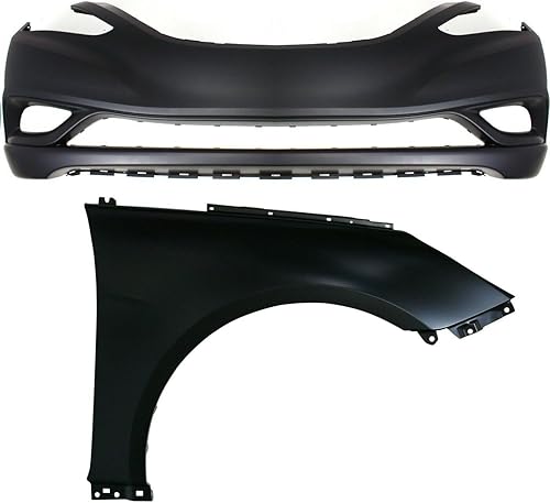 NHAIMXL Bumper Cover Kit Compatible with GLS GL SE 2.0T Front 2pc 14510724
