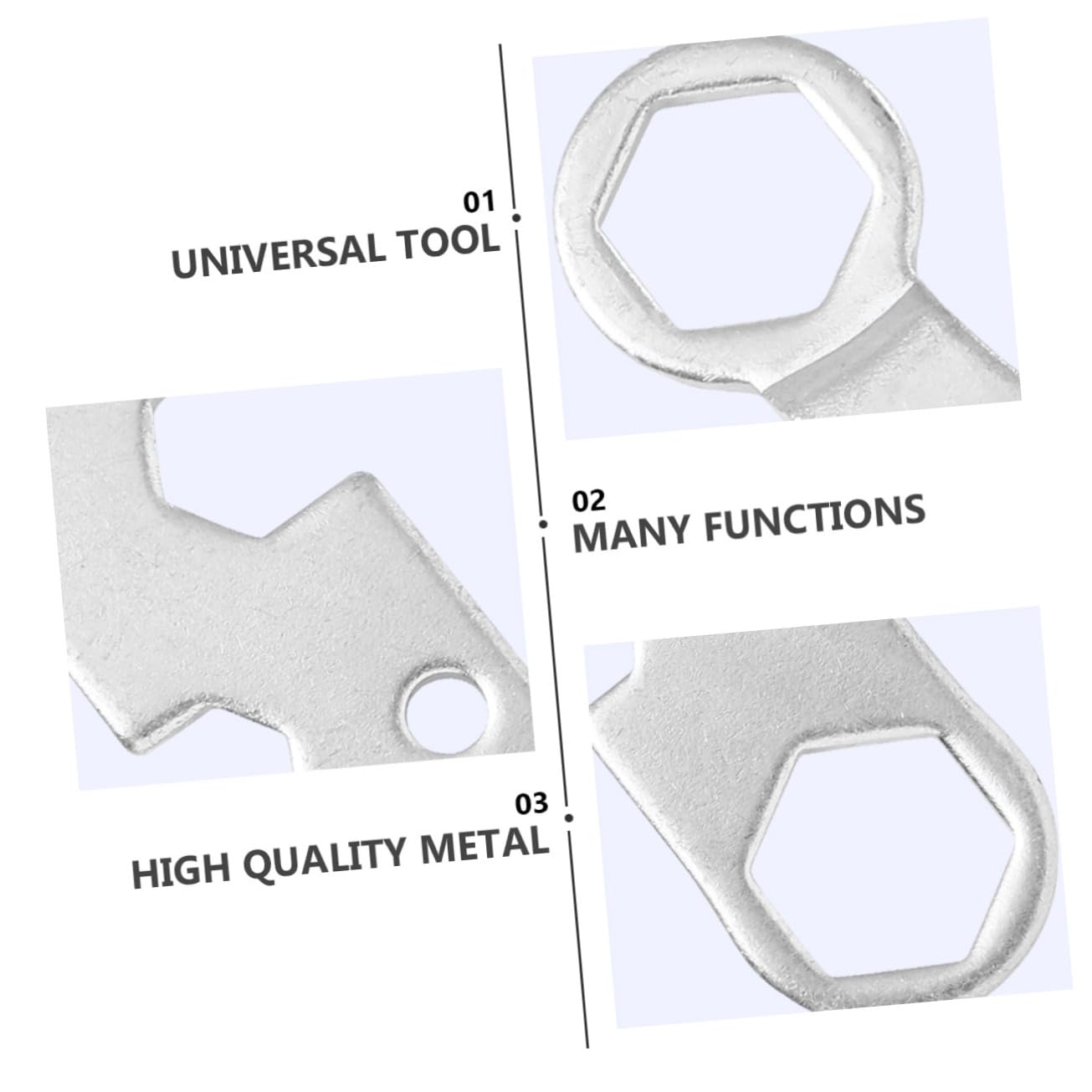 GOOHOCHY Skate Tool Kit 4pcs Skateboard Wrench Multifunctional for Skateboard Assembly Repair