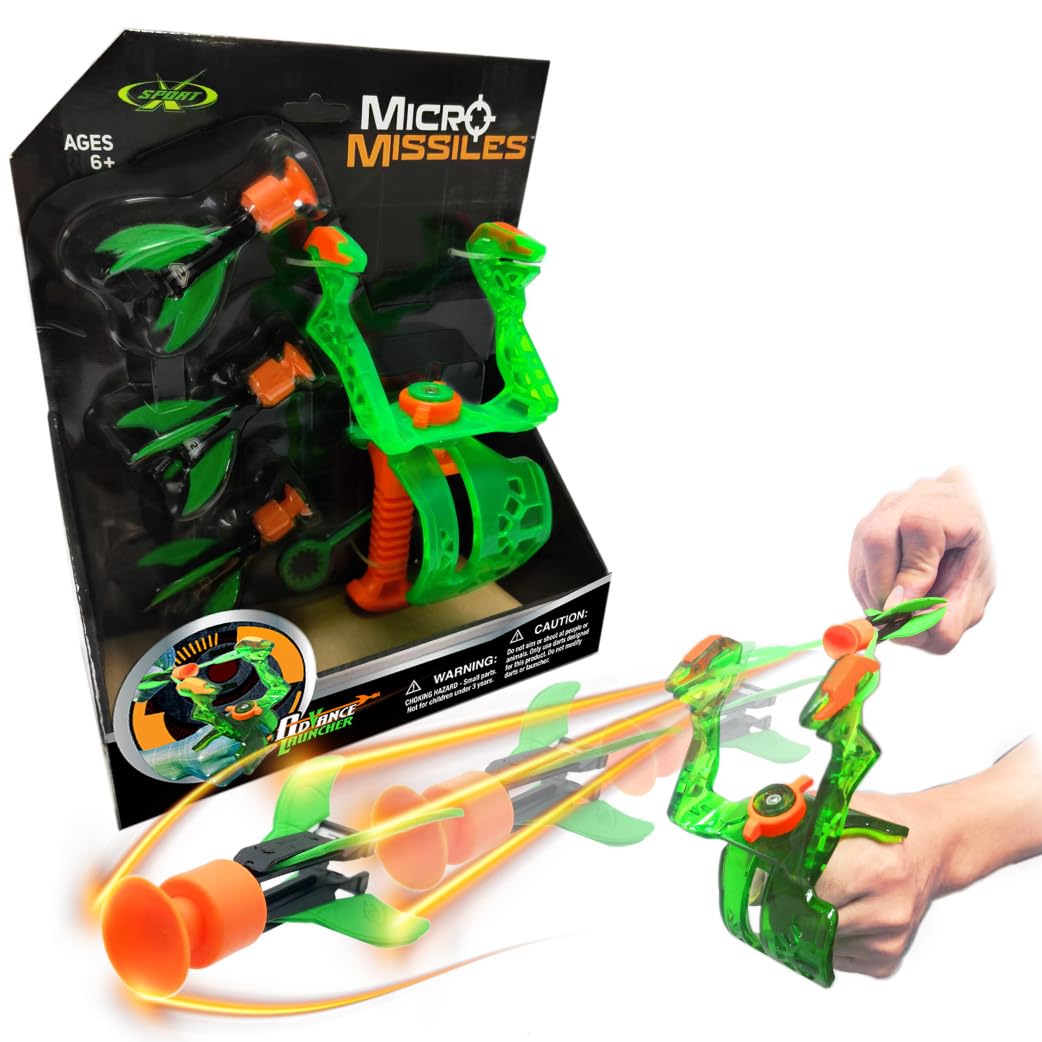 AMAZING TOYZ 7.5cm Stemless Durable kids bow arrow set Outdoor Garden Toy with Suction-Cup Arrows. Safe for 6+ Year Olds Boys Girls.