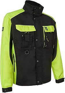 URG Arbeitsjacke Berufsjacke Bauarbeiter Schutzjacke Warnjacke Gelb Y-J