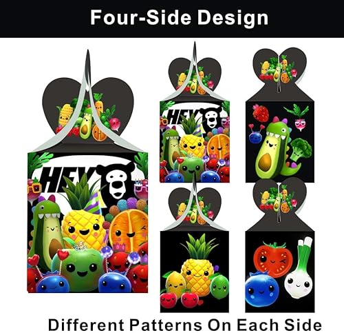 Miniatura 2 de humicide 12 cajas de regalo de frutas sensoriales de Hey Bear, suministros de fiesta de cumpleaños sensoriales de Hey Bear para decoraciones de