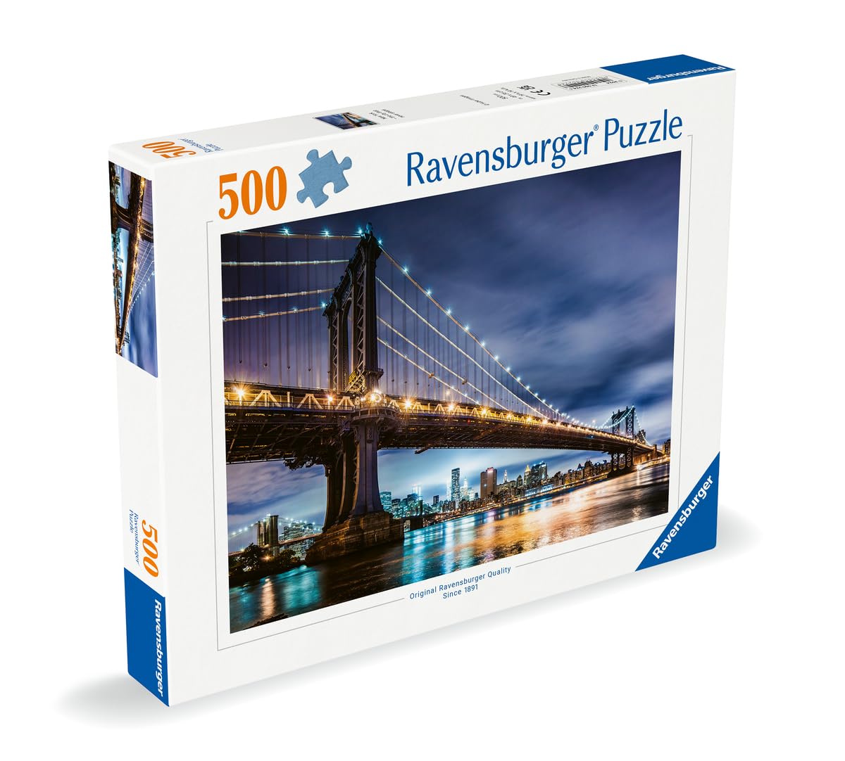 Ravensburger - Puzzle Adulte - Puzzle 500 pièces - New York, la Ville Qui ne dort jamais - Adultes et Enfants à partir de 12 Ans - Puzzle de qualité