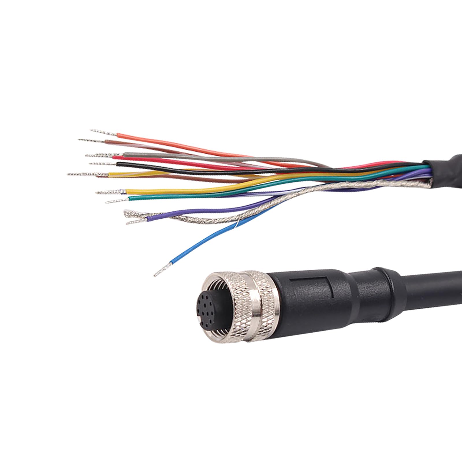 Duty, przemysłowy, sensoryczny kabel zasilający z szybkim połączeniem, łatwa instalacja, akcesoria do kamer PWRIO-02, kabel zasilający