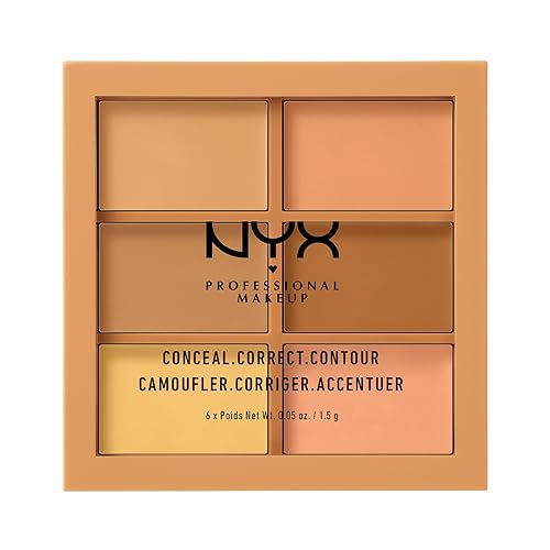 Miniatura 1 de NYX PROFESSIONAL MAKEUP Paleta de contorno oculta correcta talla M