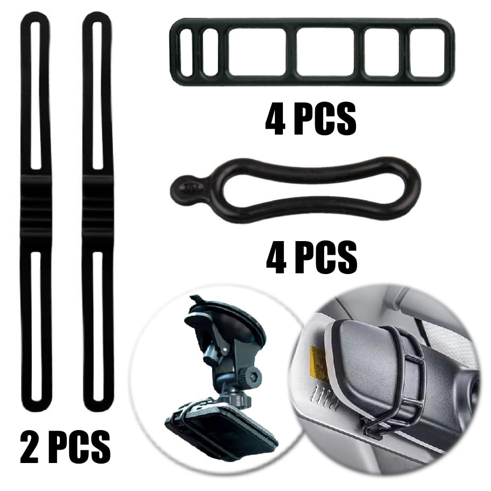 10 Cinturini In Silicone Per Luci Bici - Elastici Leggeri, Per Fissare Fari E Accessori - Ideali Per Ciclismo E Outdoor - Foto 8