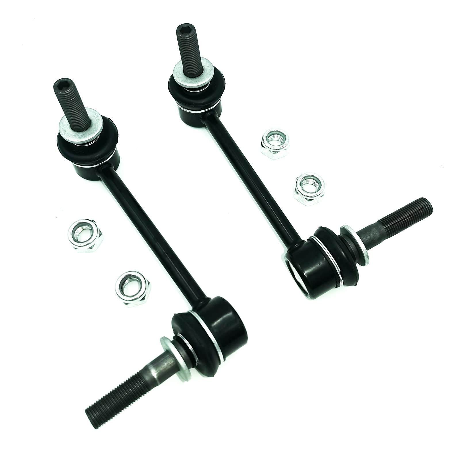 K90677 K90683 Front Suspension Sway Stabilizer Bar End Link Kit 2 Pcs Left & Right｜ Automotive Replacement For Toyota Tacoma 4Runner FJ Cruiser Lexus GX470 K80948 K80946 Black