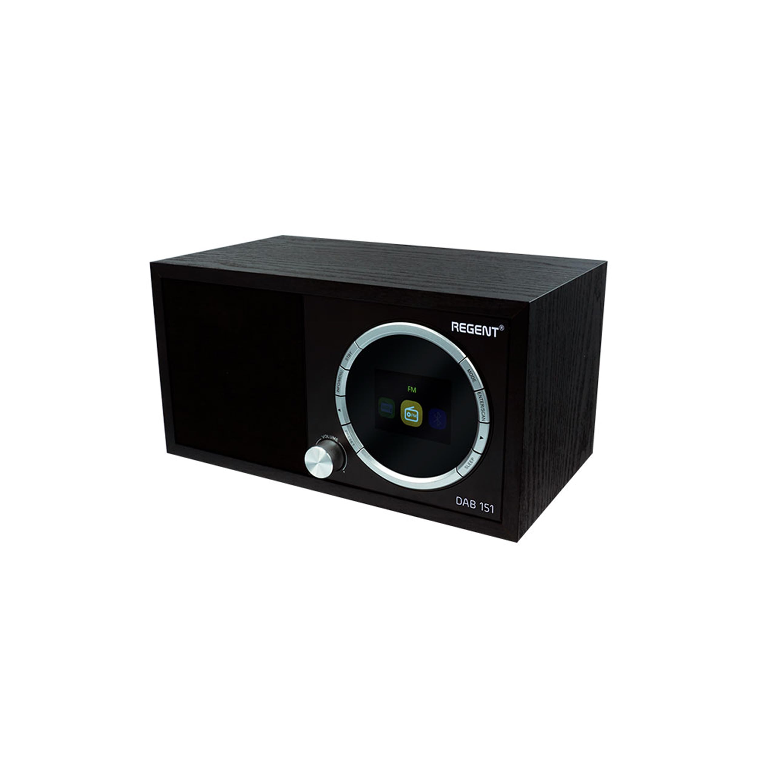 Regent DAB151 – Radio portátil Dab+/FM Bluetooth, Despertador Dab+, Recargable (Corriente/baterías), sintonizador Digital, diseño Compacto