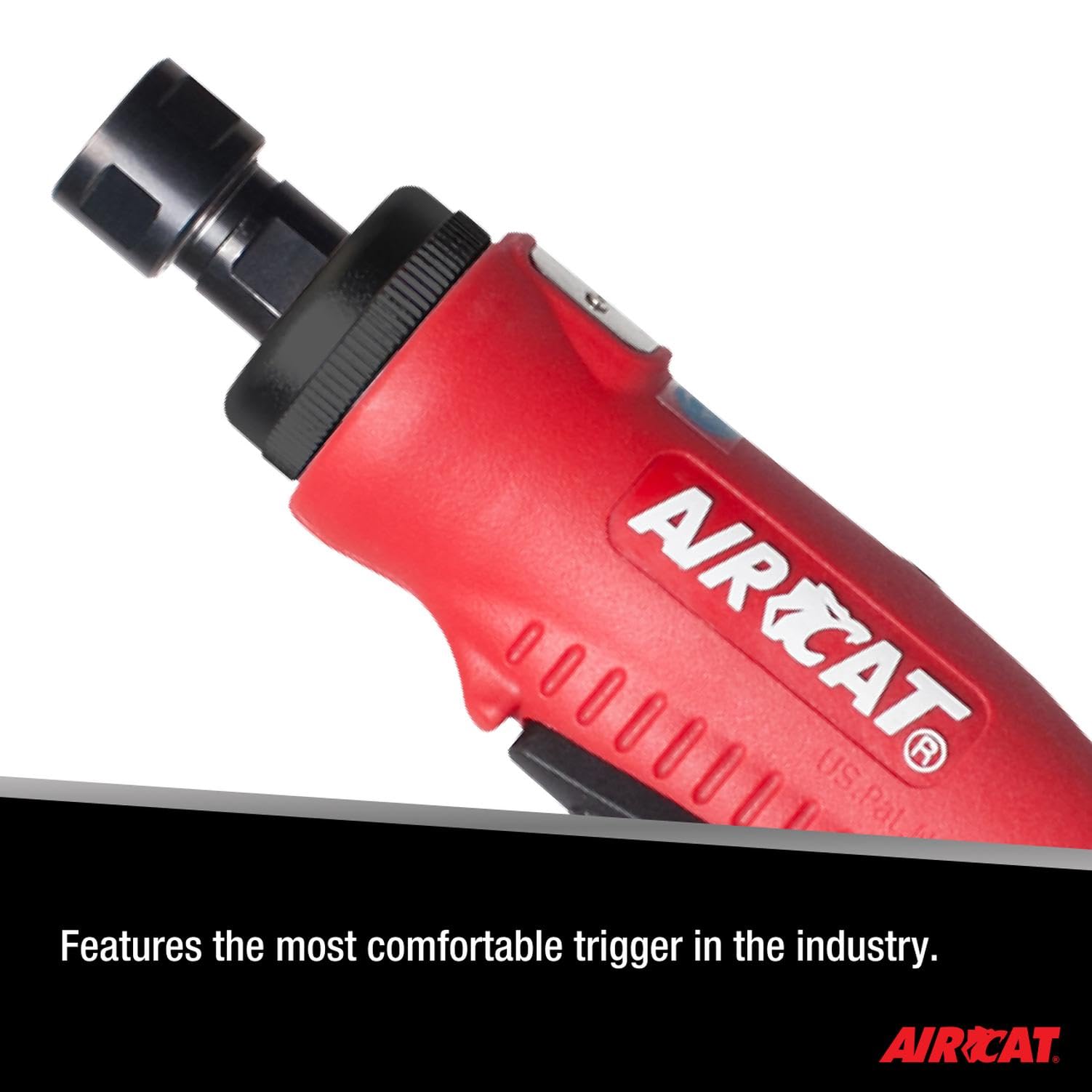 AIRCAT Pneumatic Tools 6200: .4 HP Mini Straight Die Grinder 20,000 RPM - Image 3