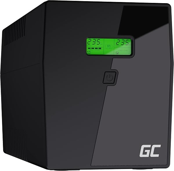 Green Cell Power Proof Zasilacz Awaryjny UPS 2000VA 1200W z LCD | Technologia Line-Interactive AVR 230V, 4 Gniazda Schuk