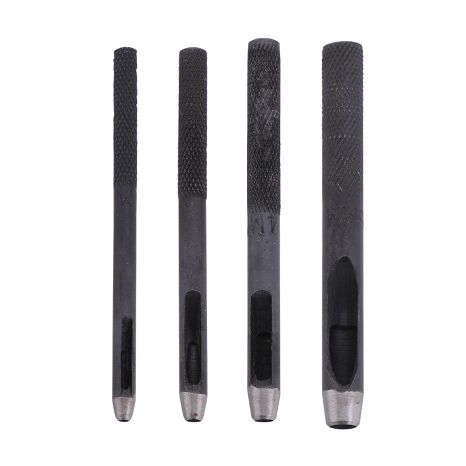 Poinçons De Trous pour Le Cuir 17 Pièces Outil Poinçonnage du Creux en Acier Travail du Perforateur Trous Ronds 4mm À 20mm Outil Poinçonnage pour Montre