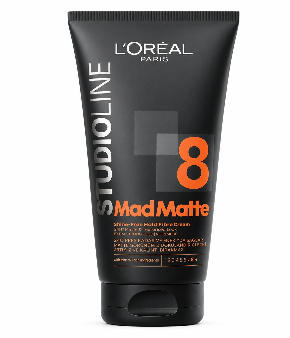L'Oréal Studio Line Mad Matte Fibre Cream 150ml – Shine-Free Hair Styling Cream with Strong Hold & Texturising Fibres-image-43
