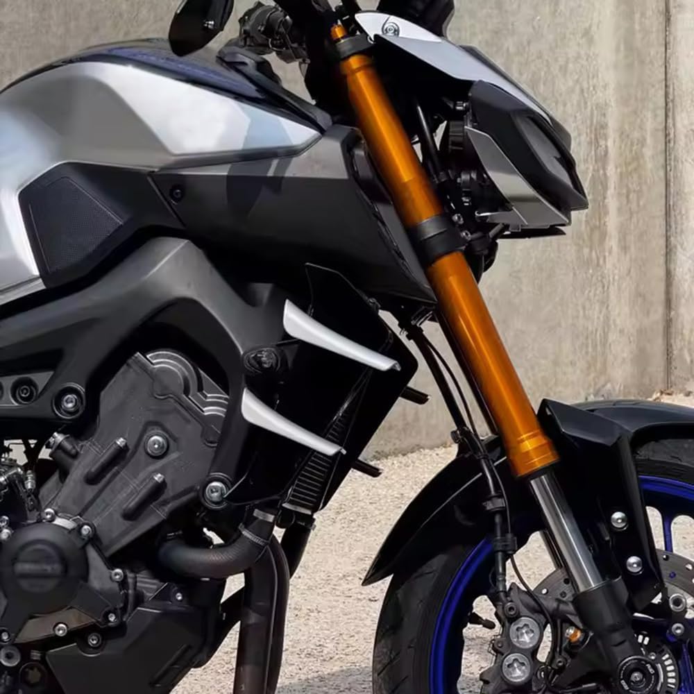 for MT-09 MT-09 SP mt09 mt09sp 2020 2019 2018 2017 Accessories Fixed Wing Motorcycle Spoiler Fixed Wing Flying Wing aerodynamic Fairing Wind Knife Decoration