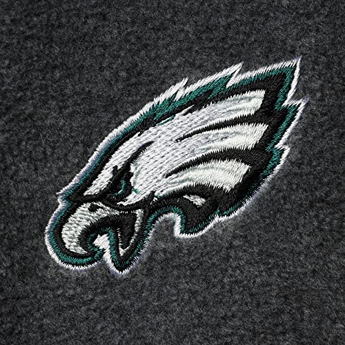 Image of dunbrooke Men's Black Minnesota Vikings Houston Fleece Full-Zip Vest