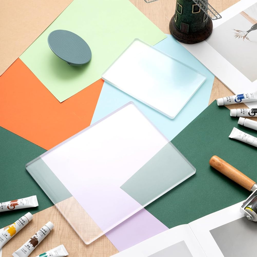Für die Kartenherstellung, Gelli-Platten für Scrapbooking - Gelplatte 6er-Pack - Monoprint-Druckplatten - 8" X 10" + 5" X 7" für -Art
