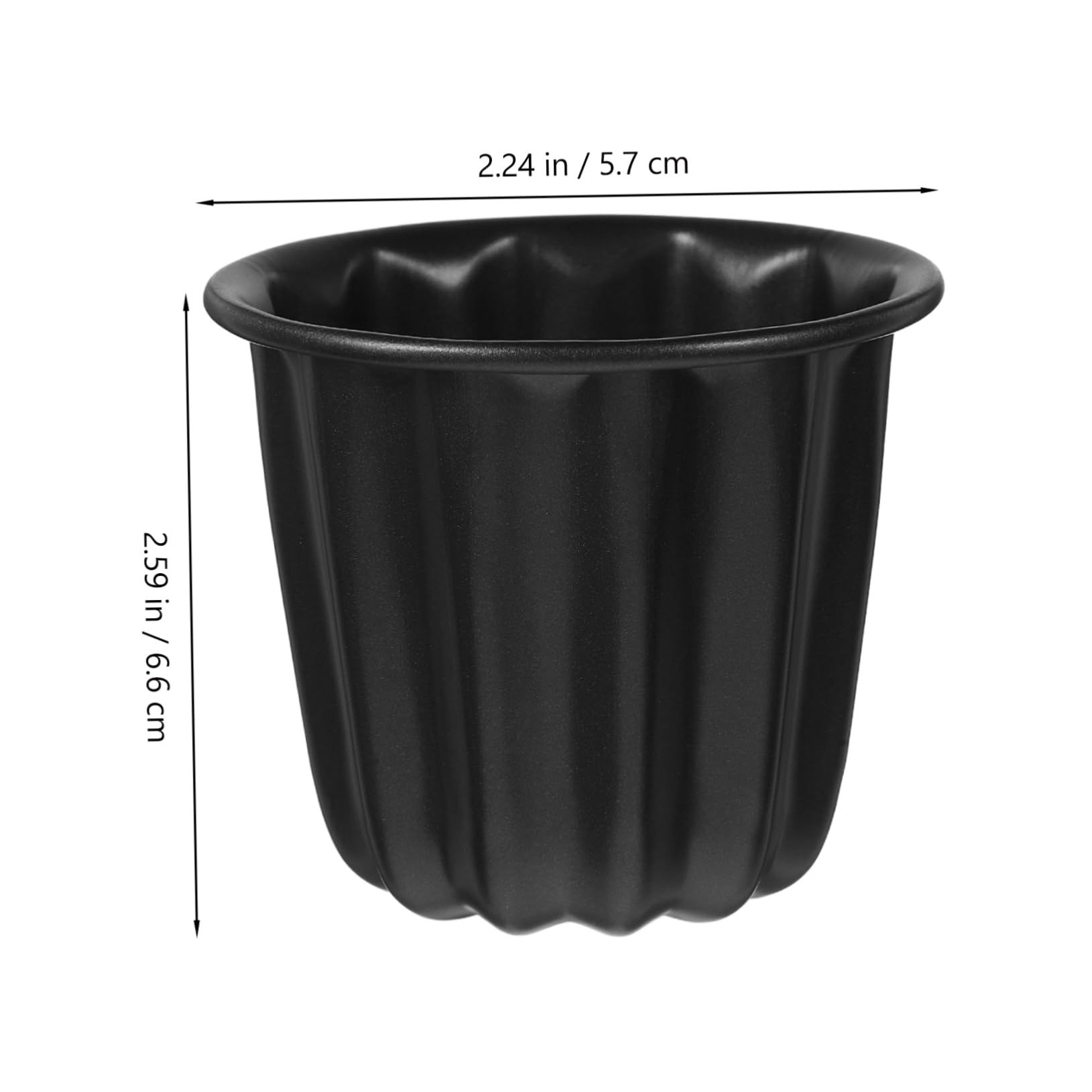 COLLBATH 8stücke Muffin Backformen Antihaftbeschichtet Für Canele Und Pudding Hochwertige Backzubehör Für Zuhause Und Restaurant