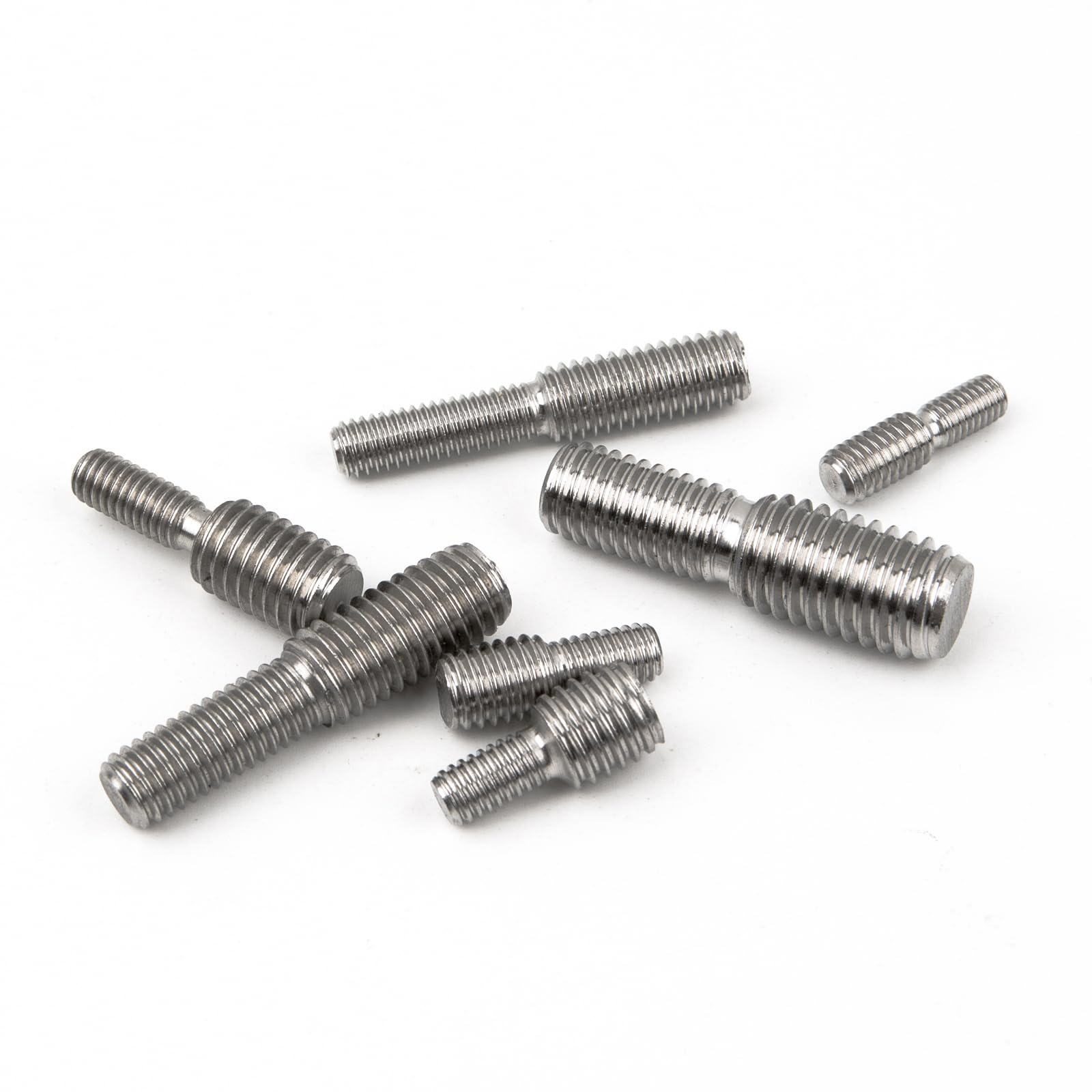 PATIKIL M4 x M5 x 30 dubbele schroefdraadbouten, 5 stuks roestvrij