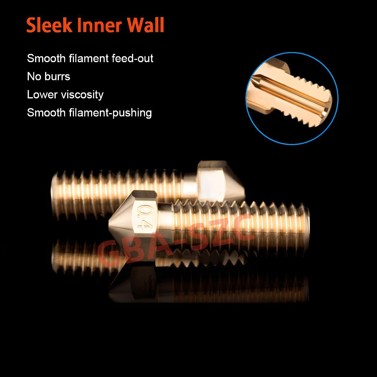Kobra Max All Metal Hotend V2.0 Upgrade 24V 40W Kit,Bi-Metal Heatbreak,Heater Block,Brass Nozzle 0.4mm for Vyper,Kobra Max,Kobra Plus 3D Printer Volcano V5 J-Head Hotend.
