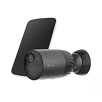 EZVIZ Telecamera wifi esterno batteria 2k, 100% senza fili