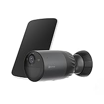 EZVIZ Telecamera wifi esterno batteria 2k, 100% senza fili, 270 Giorni di durata della batteria, impermeabilità IP66, Visione notturna a colori, Alexa, Rilevamento di Persone, Modello BC1C 4MP