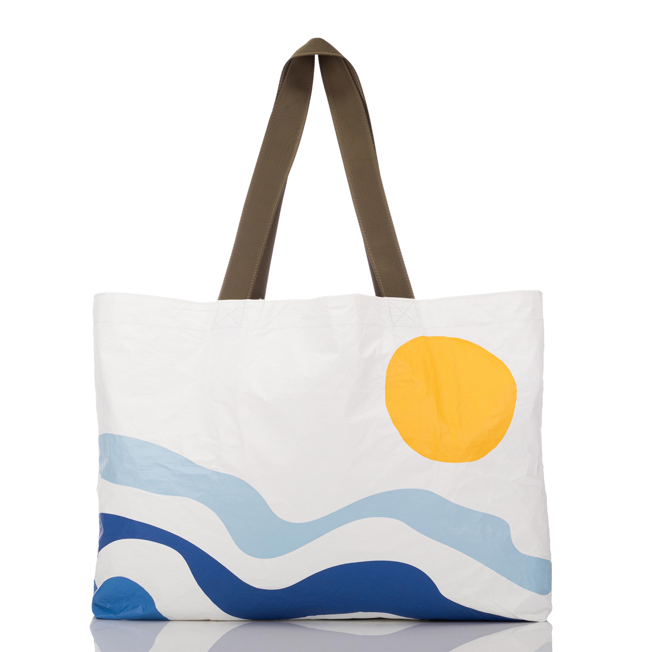 ALOHA Collection Holo Holo Tote Bag - Splash-Proof Bag, Reversible Tote for Beach & Travel, Easy to Clean (23" x 13.5") | Open Top Design