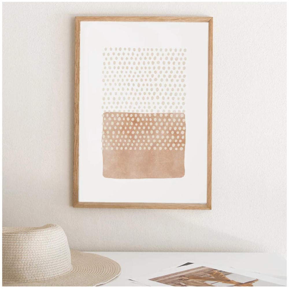MoJoM Modern Polka Dots Pattern Prints Wall Art Picture Minimalist Geometric Poster Canvas Painting Bedroom Living Room Decor 40X50 Cm No Frame