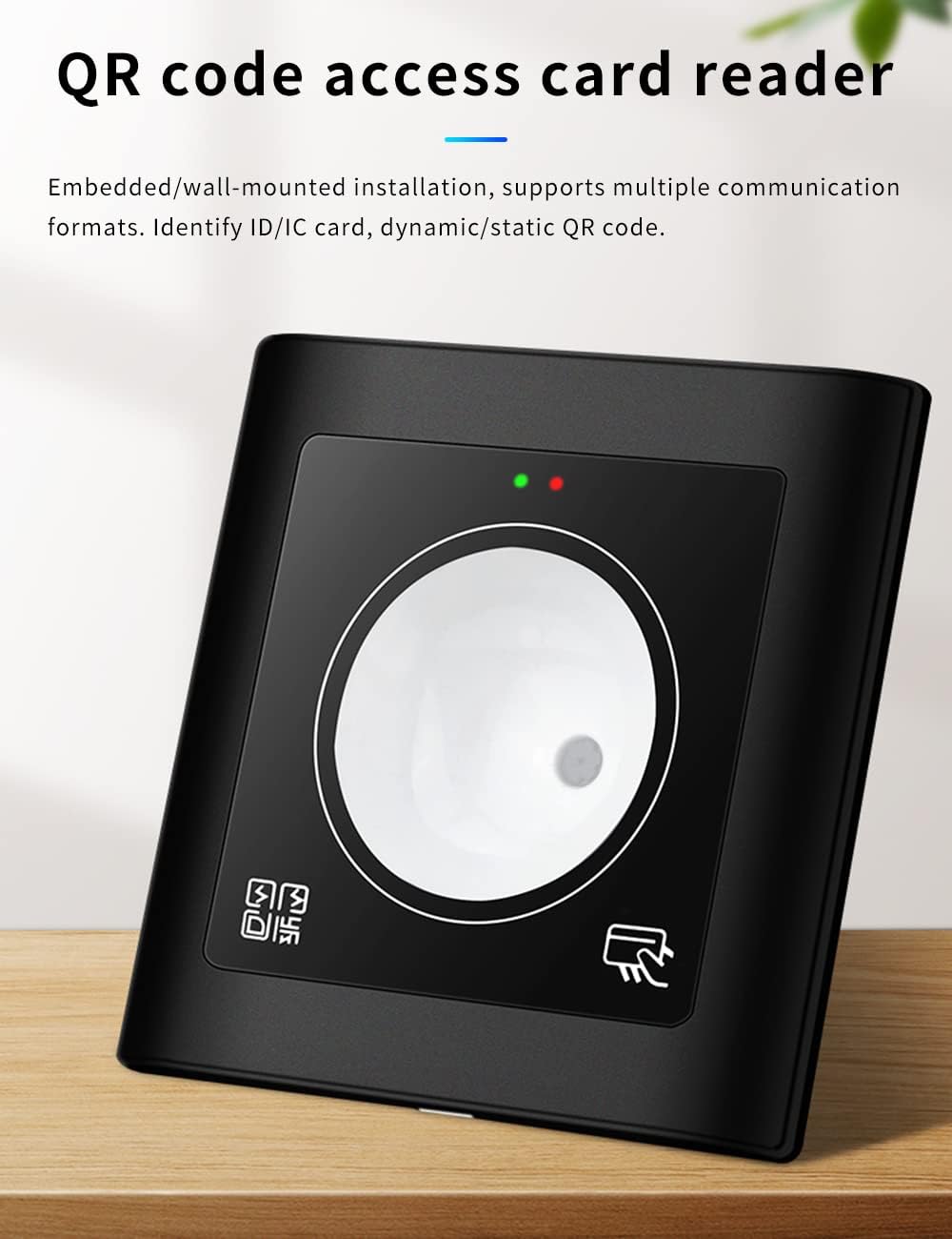 Embedded QR Code RF Card Reader Wiegand RS232 RS485 TTL Level USB Interface DC5-15V ID/IC Card NFC 1D 2D Barcode Scanner (ID 125KHZ (USB))
