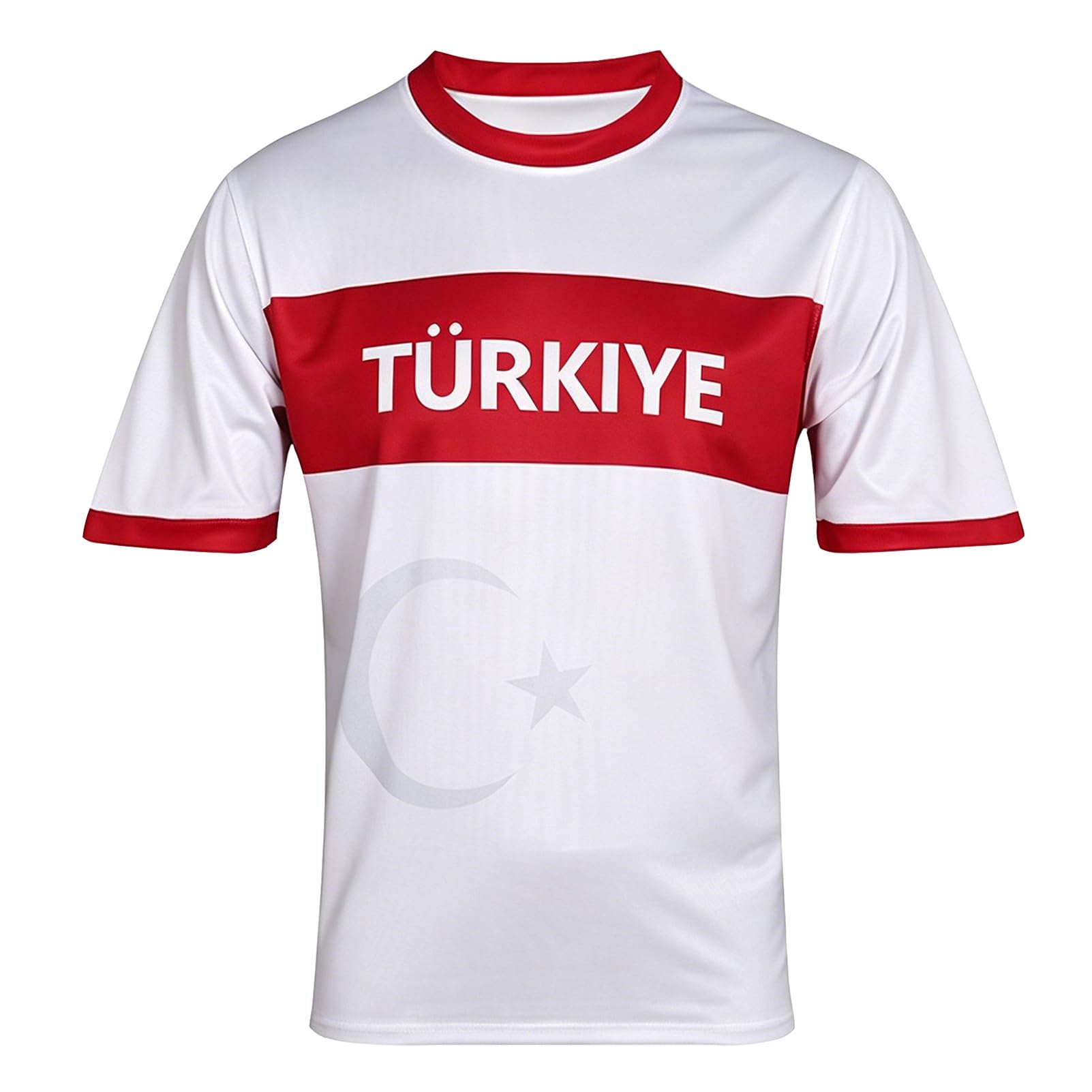 2026 Football Cup T Shirts Soccer Fans 48 National Teams Sport Casual National Flag Printing Cheer On Jersey Mens Womens Training Stretch Breathable Quick Dry Tee Shirt Türkiye XL — image 1