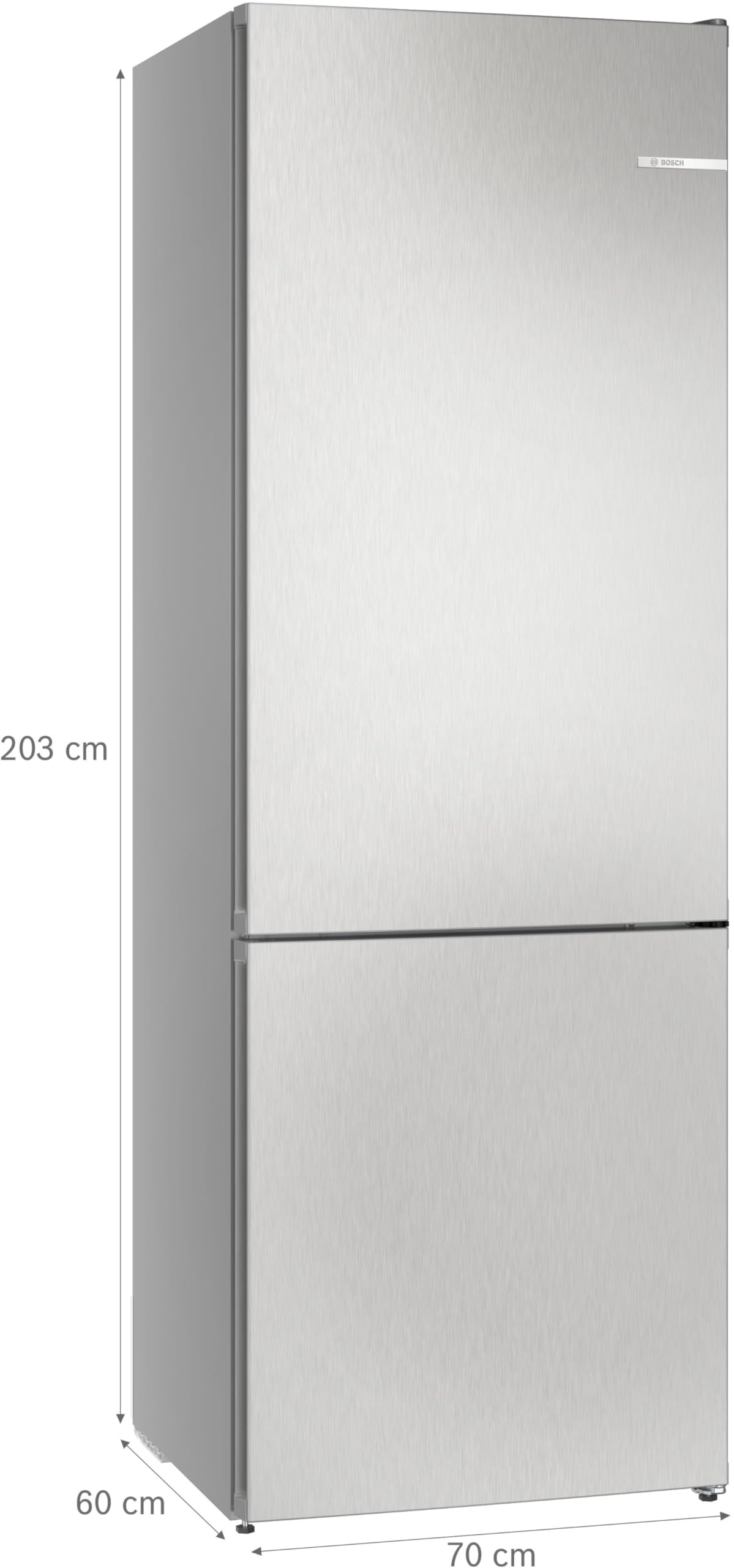 Raffinato Frigorifero Combi Serie 4 KGN492LDF 203 x 70 cm - Dettaglio
