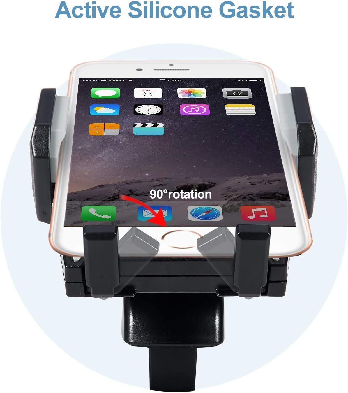 Car Vent Phone Mount Holder, Universal Air Vent Cell Phone Cradle Stand with Adjustable Clip for iPhone 13 12 11 X XR XS Pro Max Mini 8 7 6 Plus and More 4.7-6.8'' Smartphone : Cell Phones & Accessories