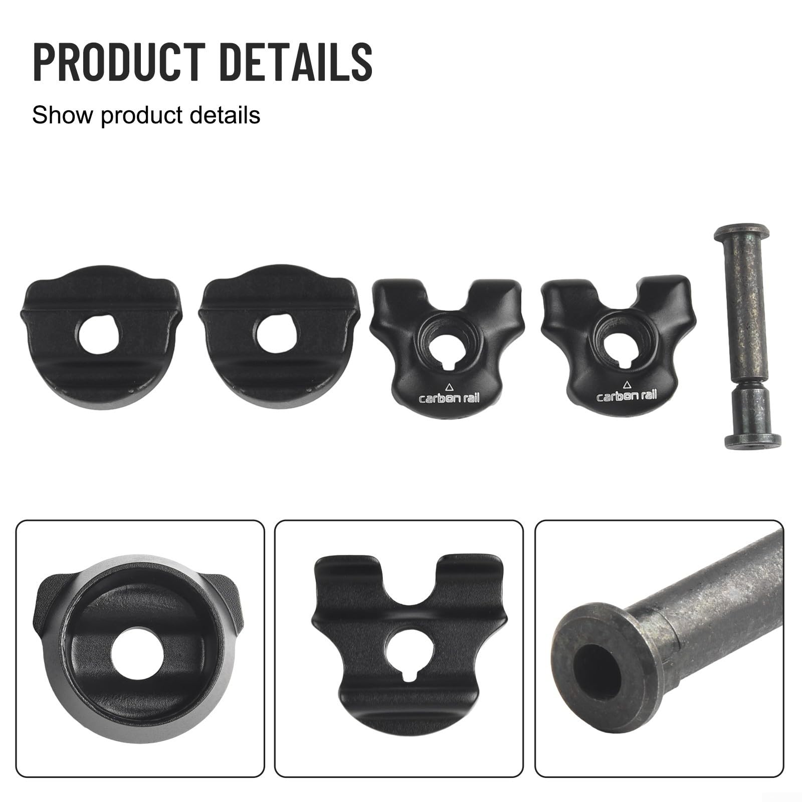 Collier De Serrage Acier Pour Tige De Selle – 7x9mm Ovale / 7x7mm Rond, Compatible Rails Carbone/Acier