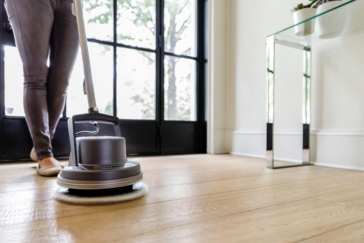 Oreck Orbiter All-In-One Hard Floor Cleaner Machine, Multi Purpose Floor Cleaning Machine, Random Orbit Power for Fingertip Control, Versatile and Low Maintenance, Ideal for All Flooring Types