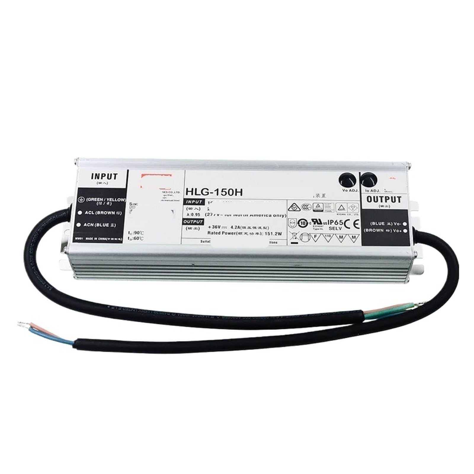 Alimentation à découpage LED HLG-150H pour illuminer votre jardin et votre façade