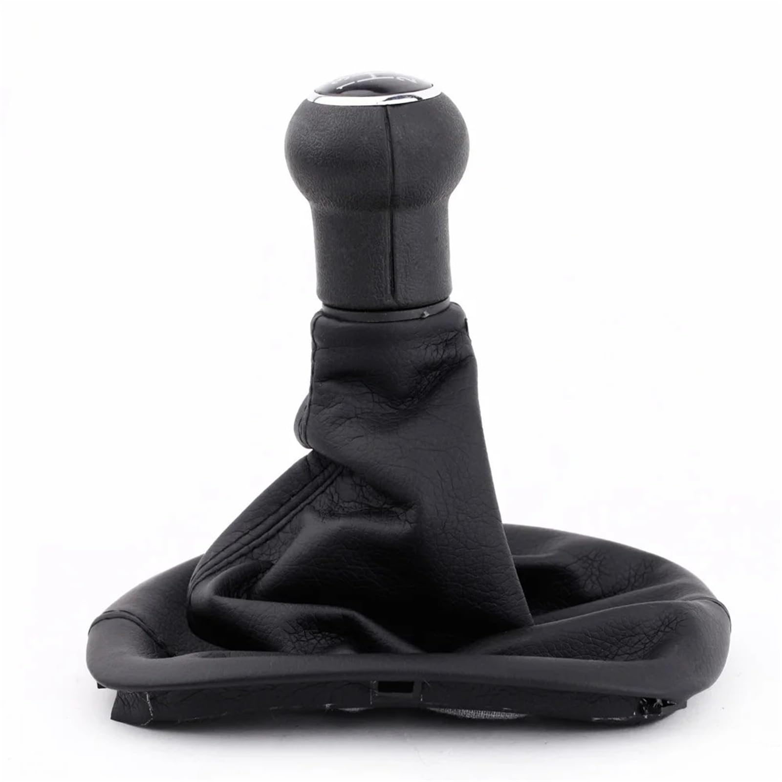 XZCVTYW Car Lever Gear Shift Knob 5 Speed Gear Shift Knob Gaitor Boot Black PU for Passat B5 Car Speed Shifter Lever