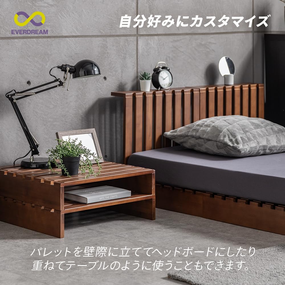 Amazon｜天然竹製 パレットベッド ベッドフレーム すのこ シングル