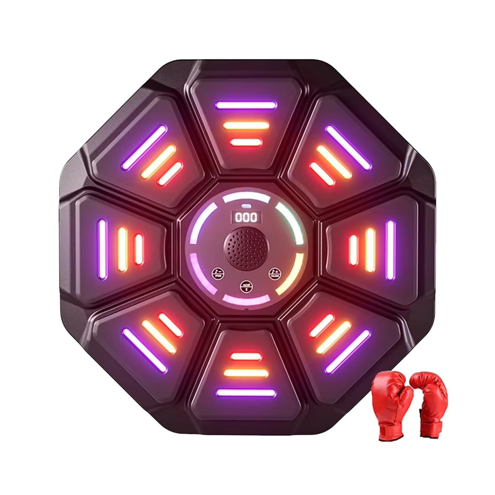 Entrenador de Boxeo Musical, Máquina De Boxeo con Música, Objetivo Pared para El Hogar, Dispositivo Entrenamiento Electrónico para Interiores Reacción para Niños Y Adultos