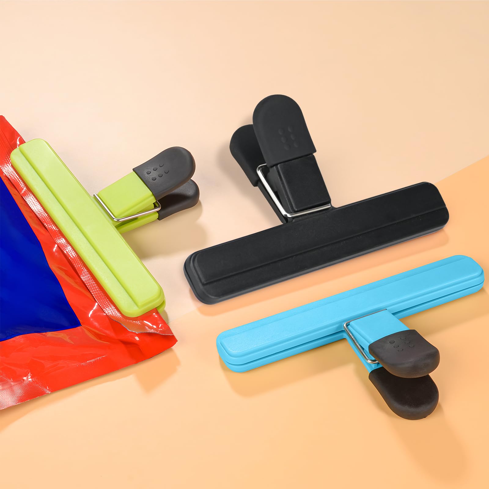 12er-Pack Verschlussclips Für Beutel – Frischhalten Leicht Gemacht, Für Snacks, Süßigkeiten & Trockenwaren