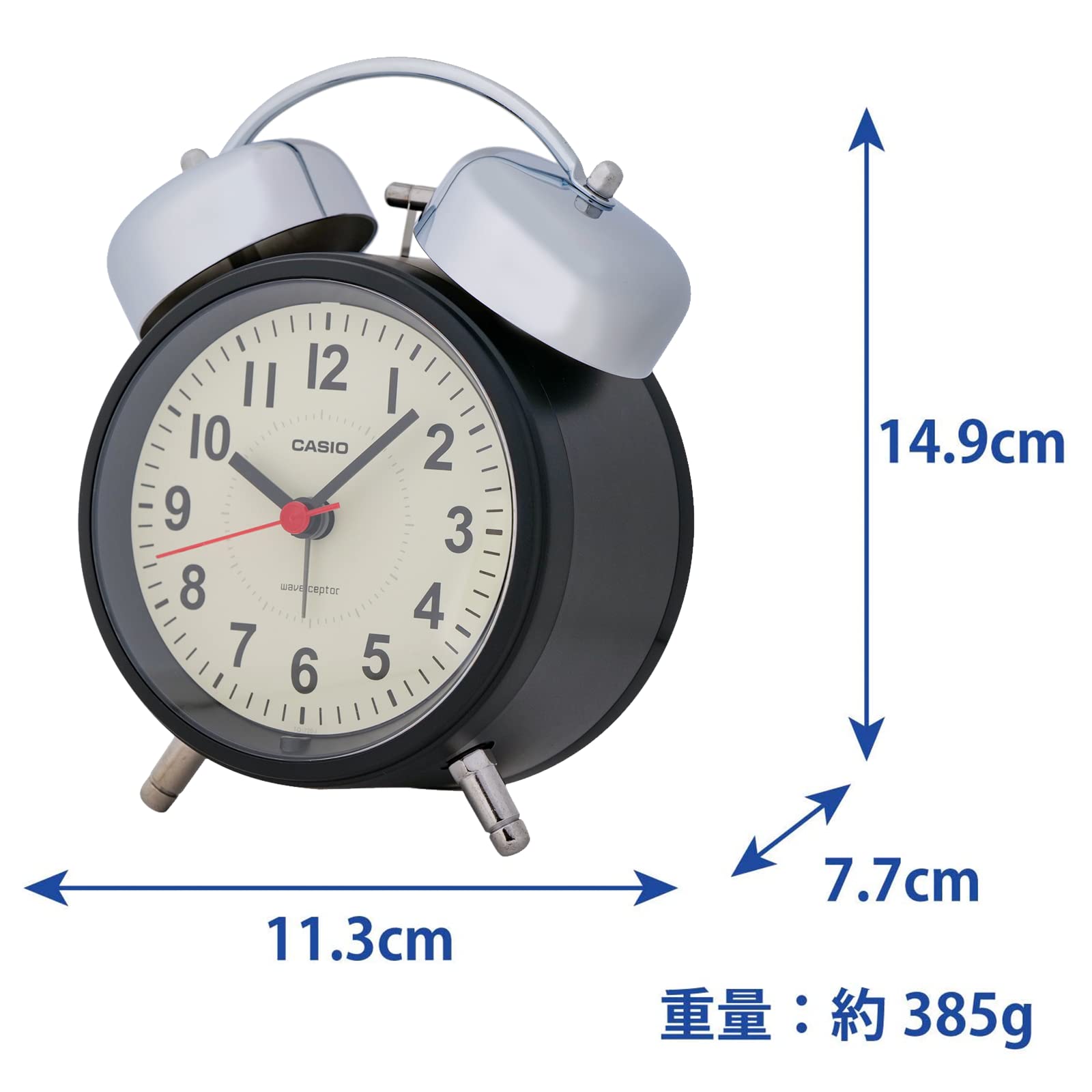 (未使用･未開封品)　CASIO(カシオ) 目覚まし時計 電波 アナログ ウェーブセプター ホワイト TQ-580J-2JF gsx453j Amazon.co.jp: CASIO(カシオ) 目覚まし時計 電波 アナログ