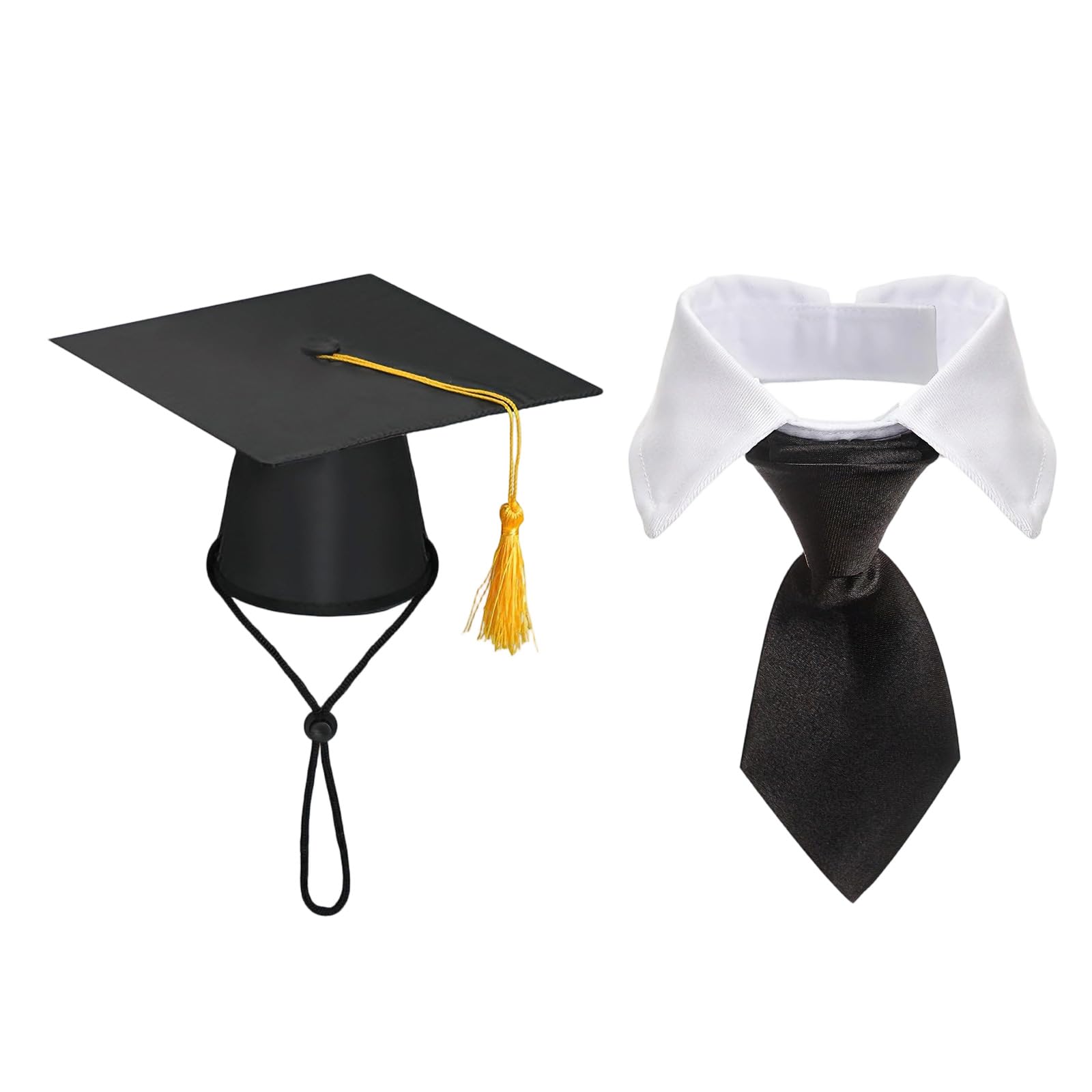 Tsophreniq User Friendly Efficient Graduation Accessories Black Cap and Bowtie Set Sustainable Party Decorations Polyester Materials Ceremony Decors