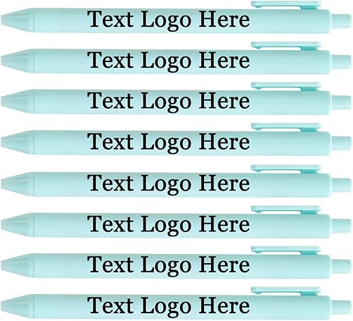 Miniatura 10 de Bolígrafos personalizados con logotipo, texto, nombre, bolígrafo personalizado para oficina, iglesia, escuela, negocios, 100 unidades, rosa